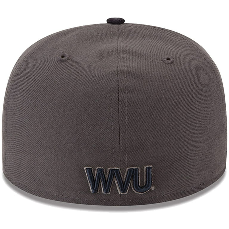 Men s New Era Graphite West Virginia Mountaineers Basic 59FIFTY