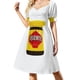 thumbnail image 1 of Vestido Vegemite de manga corta, vestido de dama de honor, vestidos de noche para mujer, tendencia de ropa para mujer 2025., 1 of 7