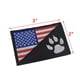 thumbnail image 4 of Parche de Gancho y Bucle Hot6sl Aplique Bordado Bandera Pata de Perro, 4 of 4