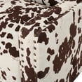 thumbnail image 5 of Equestria Studded New Velvet Club Chair, Milk Cow Print, 5 of 6