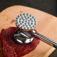 thumbnail image 1 of Martillo ablandador de carne aleación de zinc | Mazo de bistec y chuleta de cerdo antiescaldaduras | Herramienta de picadillo suelta con gancho | Gadget de cocina de alta resistencia | Herramienta, 1 of 3