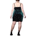 thumbnail image 3 of Agnes Orinda Women's Plus Size Velvet Sleeveless Cami Bodycon Club Party Mini Dresses, 3 of 6