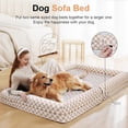 thumbnail image 3 of Cama Grande para Perros NANUYA Ortopédica Impermeable 76x69 cm Rosa, 3 of 7