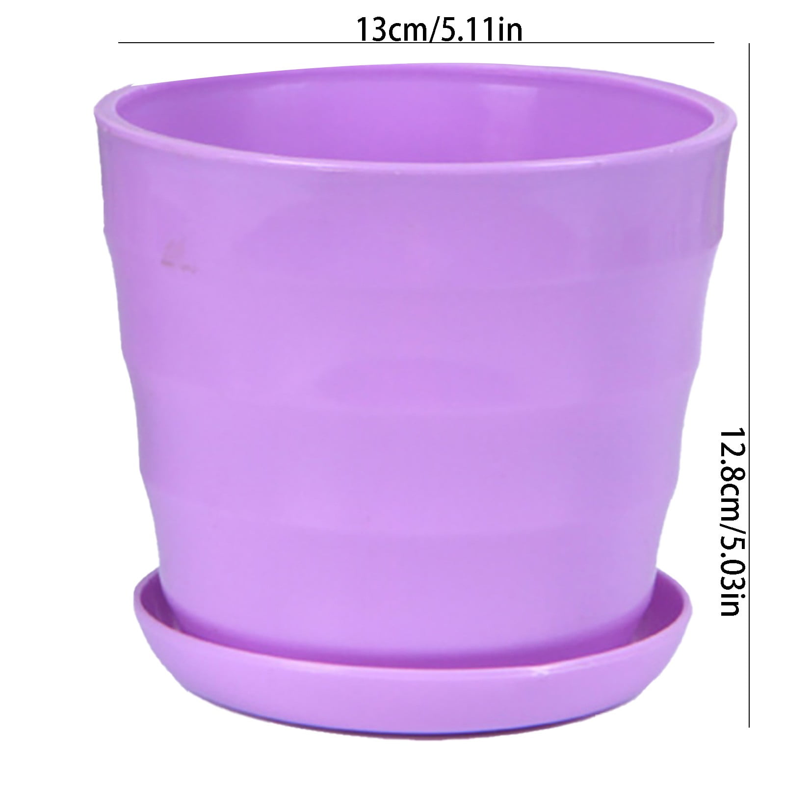 UYUH Unique Boho Design Colourful Plastic Succulent Flower Pot, Beautiful Decorative Planter for Indoor and Outdoor Gardening, Modern Home Garden Ornament Decoration