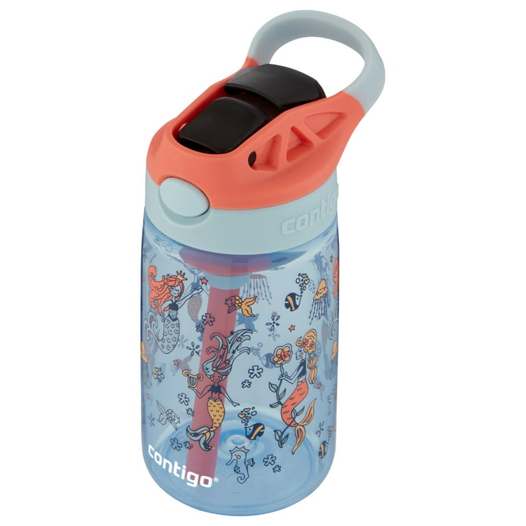 Contigo Kids Water Bottle with Redesigned Autospout Straw 14 oz