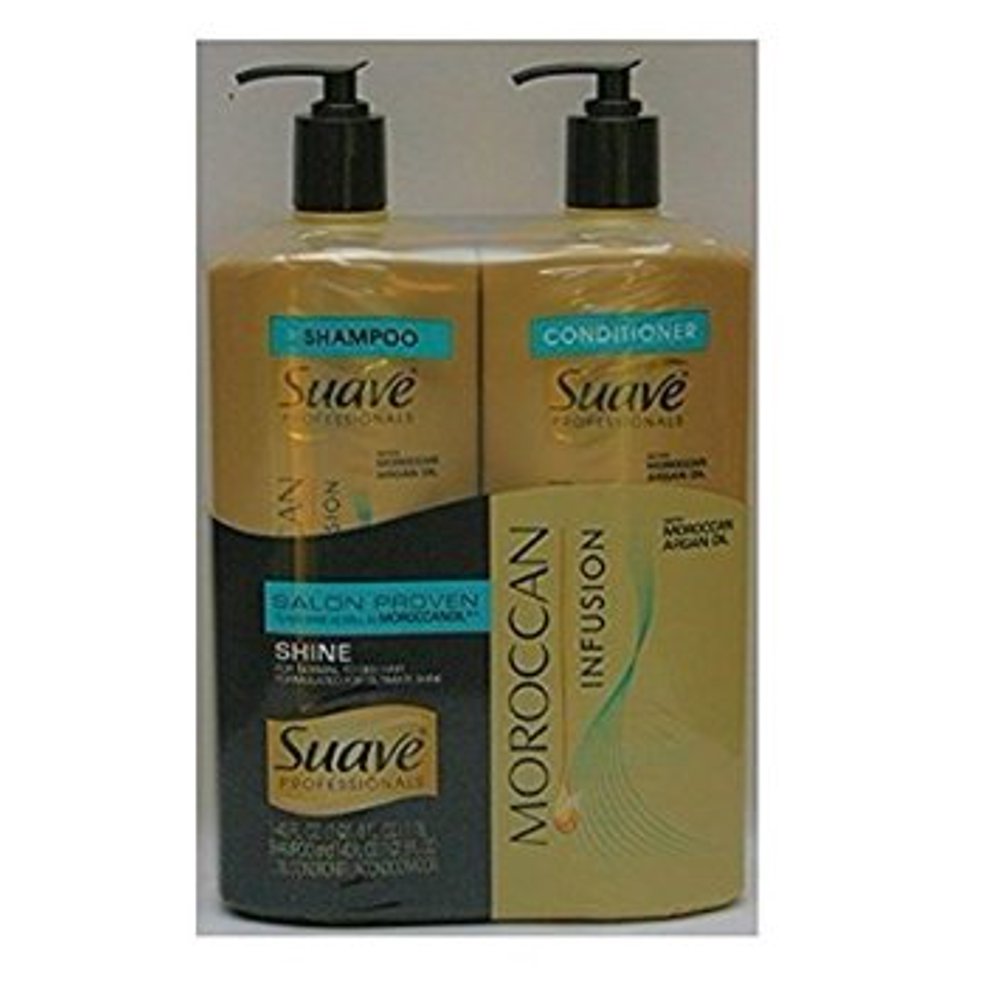 Suave Professionals Moroccan Infusion Shampoo and Conditioner 2 Pack