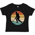 thumbnail image 3 of Inktastic Hockey Player Retro Sunset Boys or Girls Toddler T-Shirt, 3 of 5