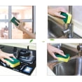 thumbnail image 4 of Esponja para fregar de alta resistencia para limpieza multiusos de grado profesional, material de celulosa para lavavajillas que no raya para superficies delicadas, segura y duradera, 4 of 6