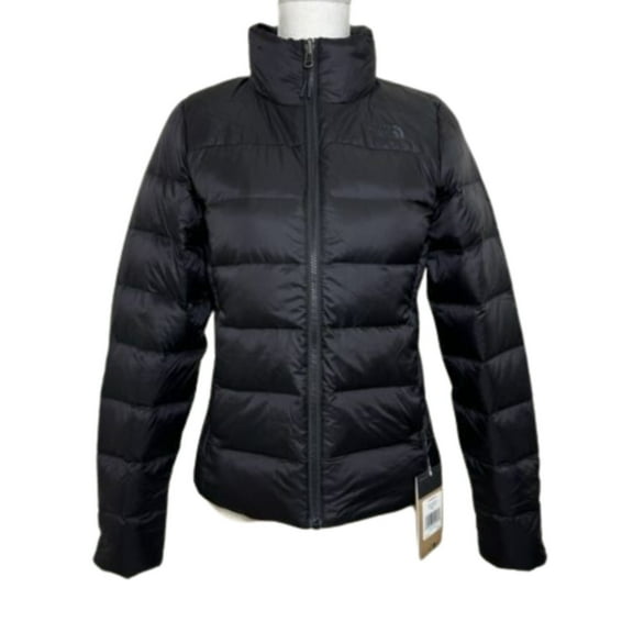 The North Face Minoqua Puffer Jacket Womens XS Black Flare Down Full Zip APP1003