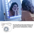 thumbnail image 3 of sweethay Tira de luces LED para baño, espejo de tocador autoadhesivo estético, lámpara de tocador, maquillaje, belleza, hogar, 3 metros Type2 NO2, 3 of 6