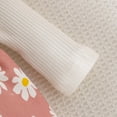thumbnail image 7 of DHFJKG Baby Girls Winter Clothes Jumpsuit Ribbed Long Sleeve Floral Print Bowknot Onesie With Hairband 2 Piece Outfit Soft For Lovely One-Pieces, 7 of 7
