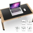 thumbnail image 2 of Gaming Mouse Pad Large, Computer Desk Mat Large with Stitched Edges & Rubber Base, 35.4x15.7in Big Mouse Pad Keyboard Mat Large Mousepad for Desk, Gaming, Work, Honeycomb Black Green, 2 of 6
