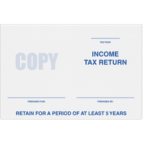LUXPaper 6 x 9 Tax Return Booklet Envelopes, Bright White, 50/Pack