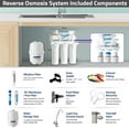 thumbnail image 5 of PureDrop RTW5AK Reverse Osmosis Alkaline Water Filtration System, pH+ Alkaline Remineralization RO Water Filter System Under Sink, 6 Stage Under Sink RO Water Filter with Faucet, TDS Reduction, 5 of 8
