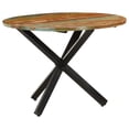 thumbnail image 1 of vidaXL Dining Table Round 100x100x75 cm Solid Reclaimed Wood, 1 of 5