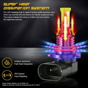 For GMC Sierra 1500 2500 HD 1999-2005 2006 LED Headlight High Low Beam Bulbs 6000K White 4 Pack