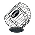 thumbnail image 4 of Soporte para cápsulas de café, contenedor, accesorios de barra, almacenamiento decorativo, taza, encimera Negro 20cmx20cm, 4 of 9