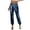 Black plus size harem pants a1, variant on Women's Plus Size Harem Pants Elastic Waist Flowy Casual Lounge Trousers Loose Wide Leg Palazzo Pants for Party Beach Work, Black 2XL
