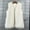 White, variant on Hueook Puffer Jacket Women Sleeveless Solid Color Short Warm Top Jacket Black L