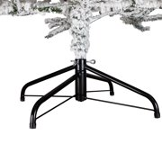 Northlight Pre-Lit Medium IPT Artificial Flocked Garden Christmas Tree - 7.5' - Warm White LED