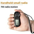 thumbnail image 7 of Pebbuoy Mini Radio LCD Digital Display Retro Portable Pocket FM Receiver Outdoor Travel Rechargeable Small Radio, 7 of 7