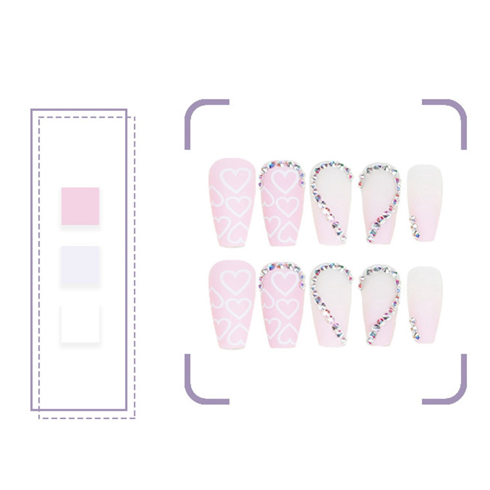 Acrylic Nail on Stuff False Nails Short Coffin Nails Tips Clear Nail Tips for Practice Hand round Extra Short Gel Nails Soft Gel Tips Acrylic Nails for Kids Age 9 French Tip Full Nail Tips Long