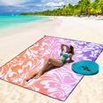 thumbnail image 1 of Manta de playa WIWIGO impermeable a prueba de arena 200x211 cm, 1 of 6