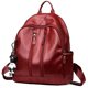 thumbnail image 2 of Mochila de piel sintética negra para mujer con diseño de oso, 2 of 3