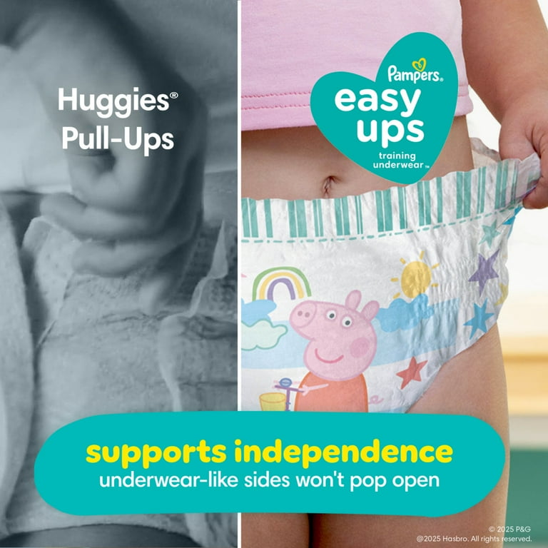 【2plan】Daisy Patch Brushed Pigsetup Training Pants Pampers Easy Ups Peppa Pig Potty Training Pants Girls Size