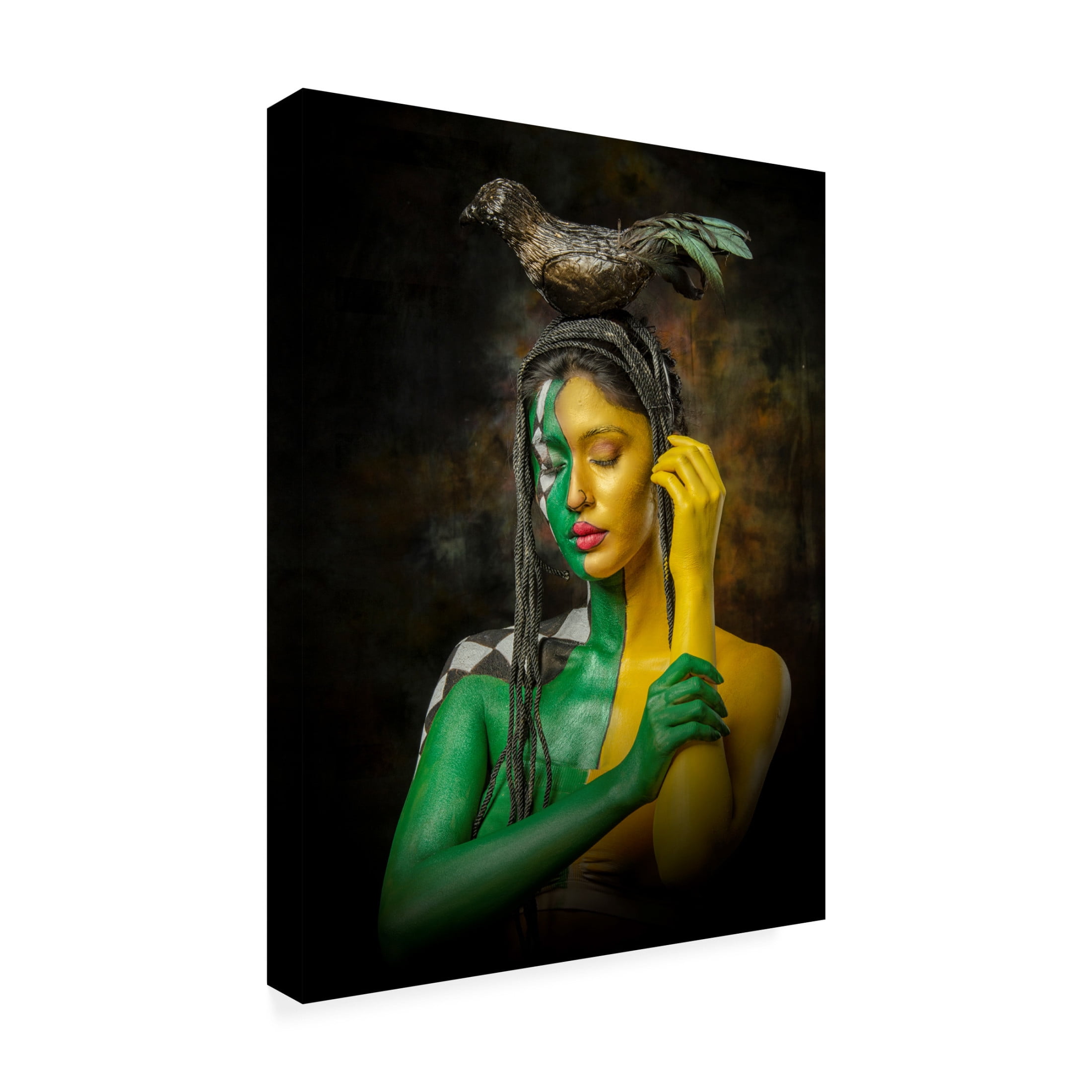 Trademark Fine Art PARTHA BHATTACHARYYA QUEEN OF BLACK MAGIC Canvas Wall Art