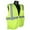 Hi/Vis Green, variant on Radians Polyester Mesh Economy Class 2 High Visibility Vest with Zipper Closure