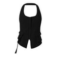 thumbnail image 5 of Beach Vacation Clothes for Women Customize Women Tops Tops for Casual Set Top plus Yoga Top Cute Going Out Back Christmas plus Size Punk Camisole Black XS, 5 of 5