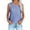 Blue, variant on GTEYOIJN Tartan Print Tank Women's Round Neck Sleeveless Casual Summer Top Cotton Linen Tank Tops for Women Casual Summer Shirt Basic Sleeveless Tanks