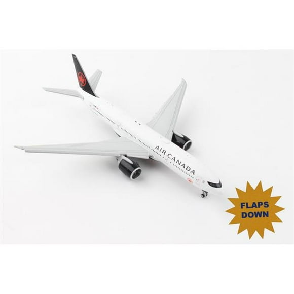 Gemini Jets GJ2044F Air Canada 777-200LR 1-400 Scale Reg-C-FNND Flaps Down Airplane