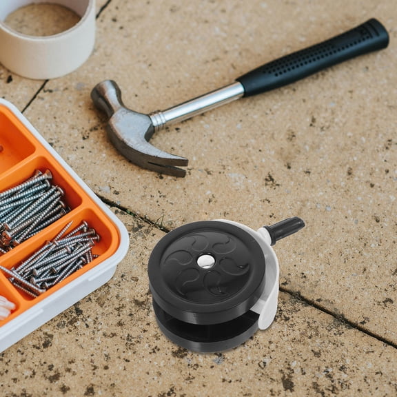 PAMINGONO Universal Baby Stroller Caster Wheels Set Black Durable Plastic Quiet Swivel Design for 4PCS