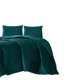 thumbnail image 2 of Juego de sábanas Benzara Bann King de 3 piezas, color verde terciopelo, 2 of 5