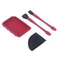 thumbnail image 1 of Silicone Glue Applicator Set, Silicone Glue Kit 4Pcs Flexible Work Tray  For Woodworking, 1 of 8