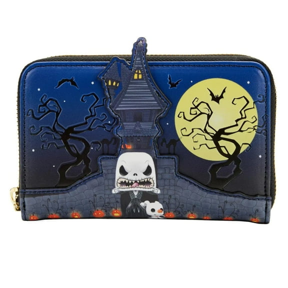 Loungefly: Disney NBC - Jack Skellington House Zip Around Wallet