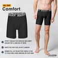 thumbnail image 6 of Rocky High-Performance 9" Men's Boxer Briefs with Stay-In-Place Pouch® Black 2X, 6 of 6
