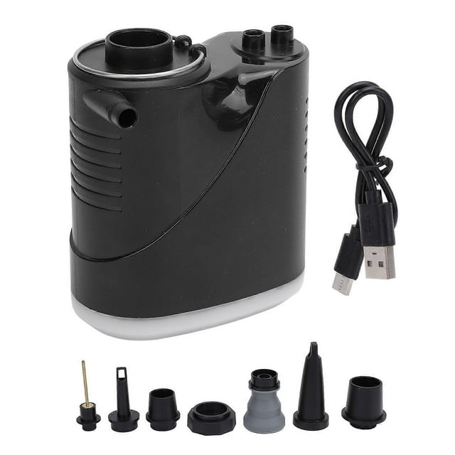 Electric Air Pump for Inflatables Portable Electric Air Mattress Pump Inflator Deflator Pump for Couch Pool Floats Swimming Rings Type C Interface_Perfect Gift