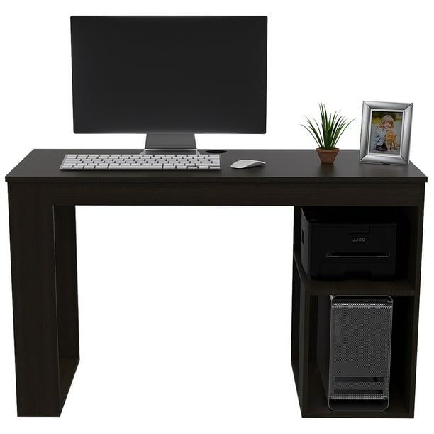 Escritorio Oficina/Hogar Excelsior 2 Entrepaños Madera aglomerada MDP Color Negro