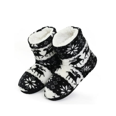

AvamoWomens Fuzzy Slipper Bootie Cozy Slipper Socks for Home Bedroom Girls Gift