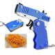 thumbnail image 3 of Caja fuerte para pistola con banda de goma Mini Bursts con llavero para fiesta al aire libre para niños (azul) JShteea  libre de BPA, 3 of 3