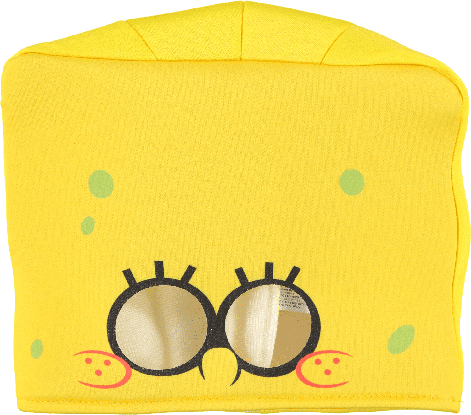 Sponge Bob Square Pants Soft Fabric Hat, One size fits most, Yellow