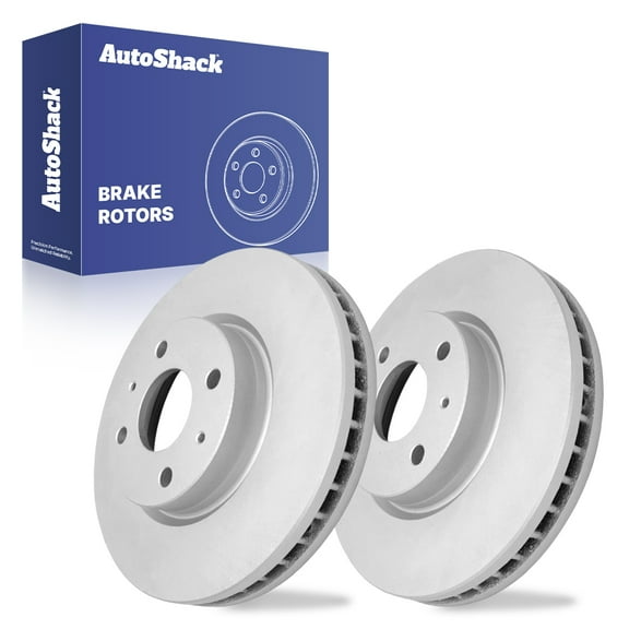 AutoShack Front Vented Coated Brake Rotors 2-PC Set Replacement for 2008-2011 Ford Focus ArmorStop 10.83" (275 mm)