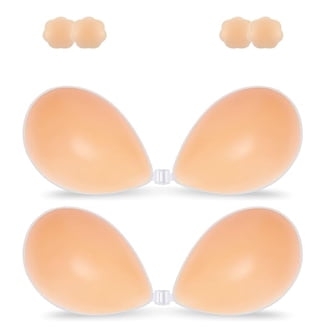 Adhesive Silicone Bra for Backless Dress Push up Sticky Bra Strapless  Invisible - Walmart.com