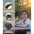 thumbnail image 4 of ZOHAN 032 Kids Noise Canceling Headphones - 25dB NRR Kids Ear Protection Earmuffs for School, Monster Jam, Fireworks, Travel, Air Show, Concert, Autism - Black, 4 of 7