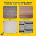 thumbnail image 5 of Zep Concentrated House & Siding Pressure Wash Cleaner – 1 Gallon (Case of 4) ZUVWS128– Removes Dirt & Mildew Stains, 5 of 8