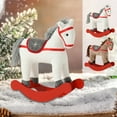thumbnail image 7 of DAMAI Adorable Christmas Wooden Rocking Horse,Christmas Handmade Gift Indoor Wooden Horse Sculpture,Winter Desktop Decoration Tiered Tray And Home Decor, 7 of 7