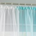 thumbnail image 3 of Cortina de ventana transparente 2 Piezas de Voile Sheer cortina Ojal Panel Panel Tratamiento Azul - Talla XL Azul- Talla XL Magideal Cortina de ventana transparente, 3 of 4